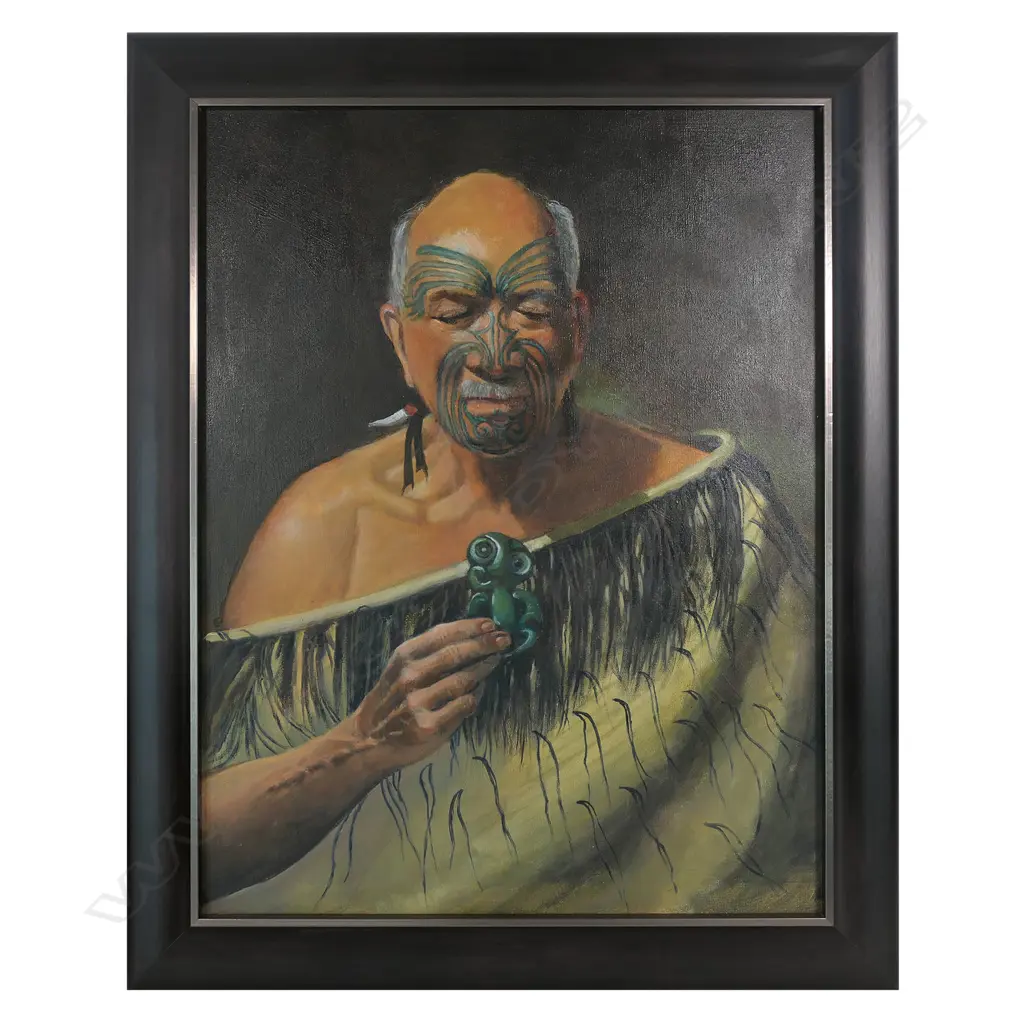 Keith Wilson after C.F. Goldie, a portrait of Patara Te Tuhi (Ngati Mahuta), Image 1++