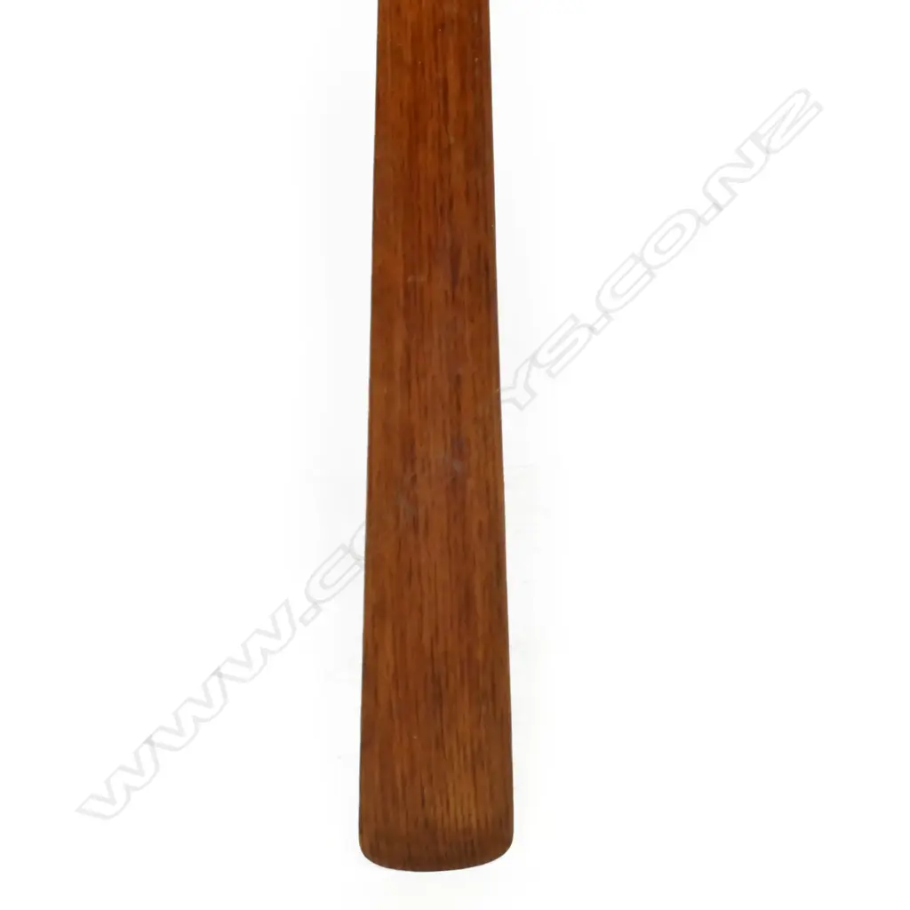 A 20thC Māori finely carved totara taiaha, Image 1++