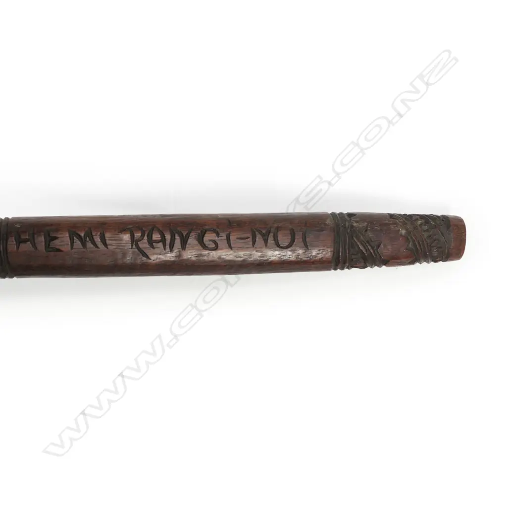 A late 20thC Māori tewhatewha by Hemi Rangi-Nui, Image 1++