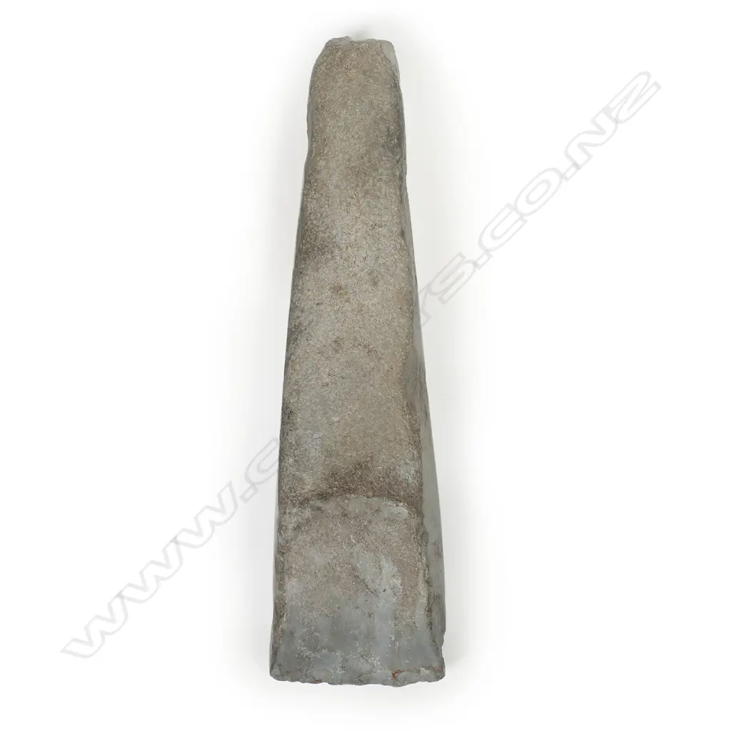 A rare pre-European (Moa Hunter period) large argillite toki (adze), Image 1++