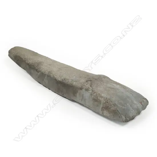 A rare pre-European (Moa Hunter period) large argillite toki (adze),