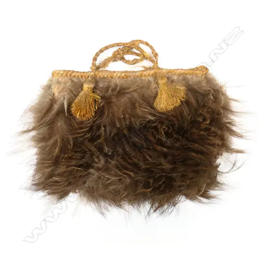 A 19thC Māori kete kiwi,