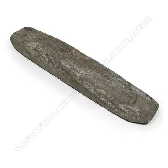 An early Māori long sharpening stone,