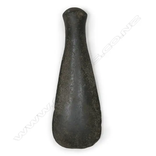 A pre-European Māori patu onewa (stone hand club),