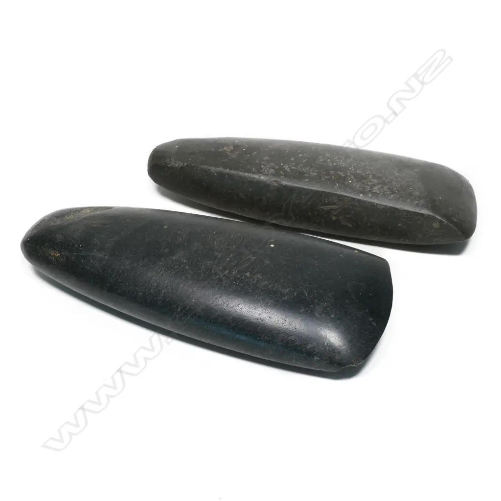 Two Māori pre-European stone toki (adze), Image 1++