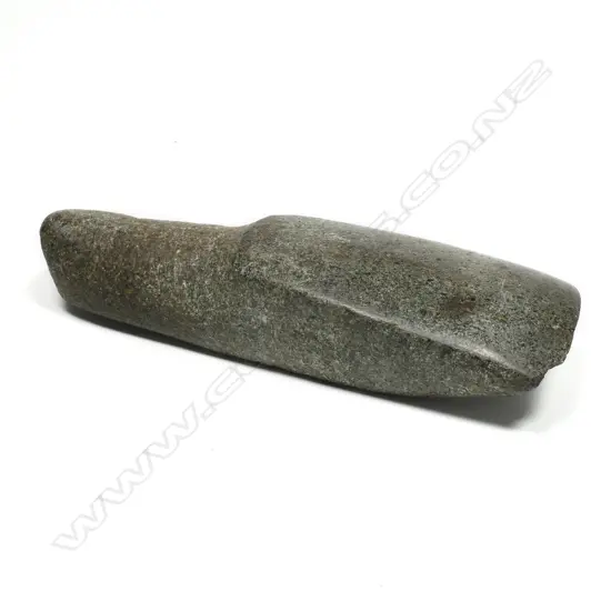 A Māori pre-European stone toki (adze),