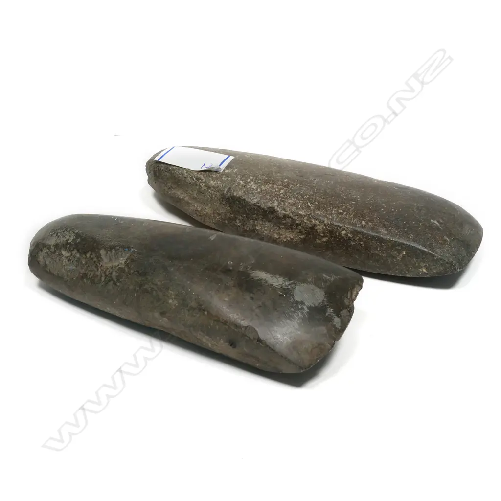Two Māori pre-European stone toki (adze), Image 1++