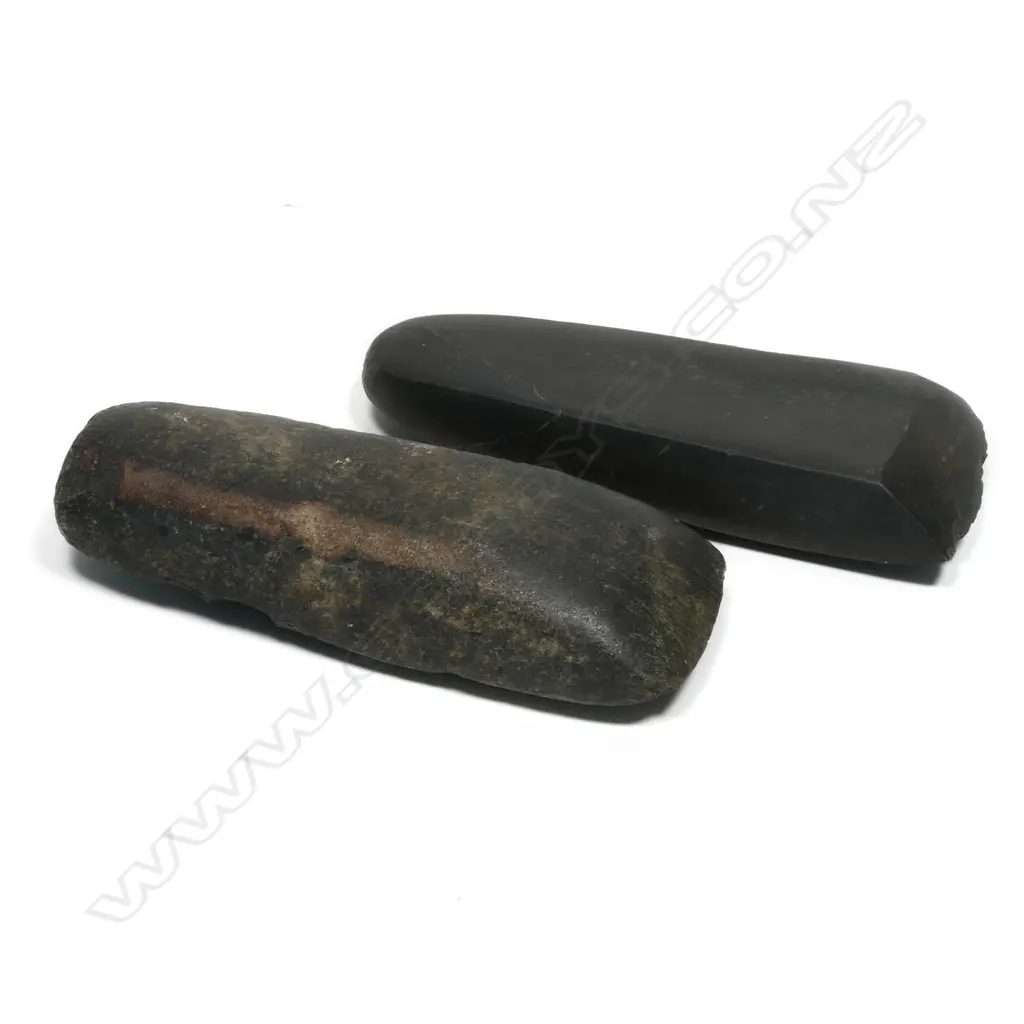 Two Māori pre-European stone toki (adze), Image 1++