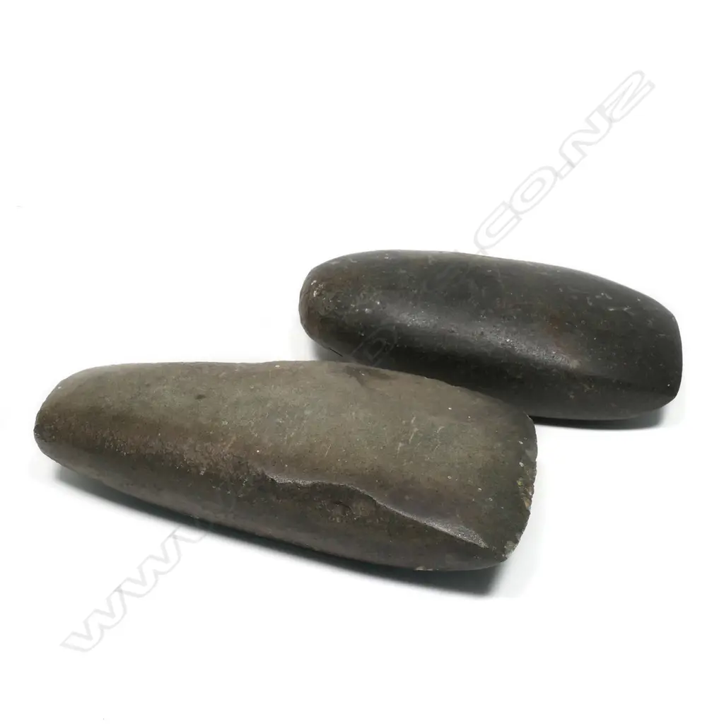 Two Māori pre-European stone toki (adze), Image 1++