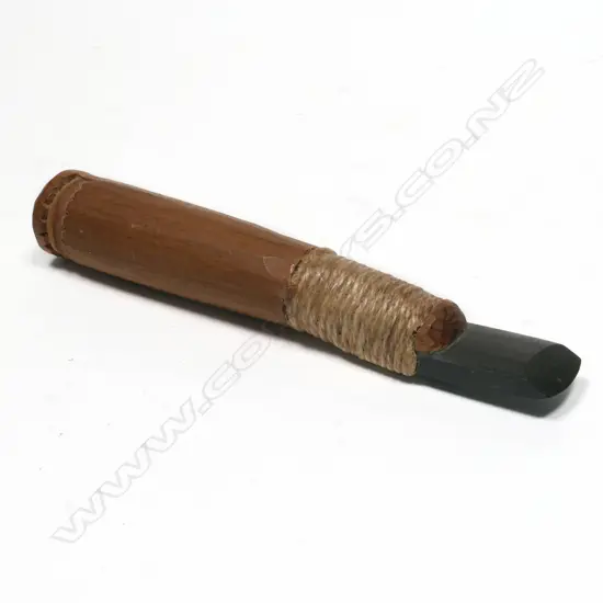 An old Māori whao (chisel),