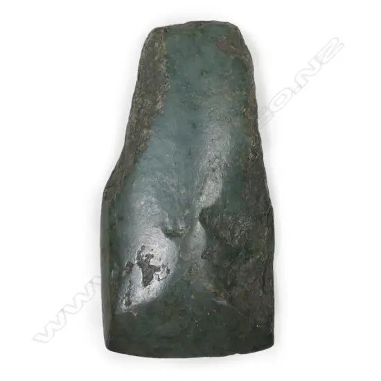 An old Māori green stone toki (adze),