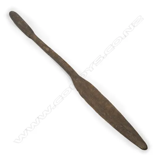 An old Māori ketu (digging implement),
