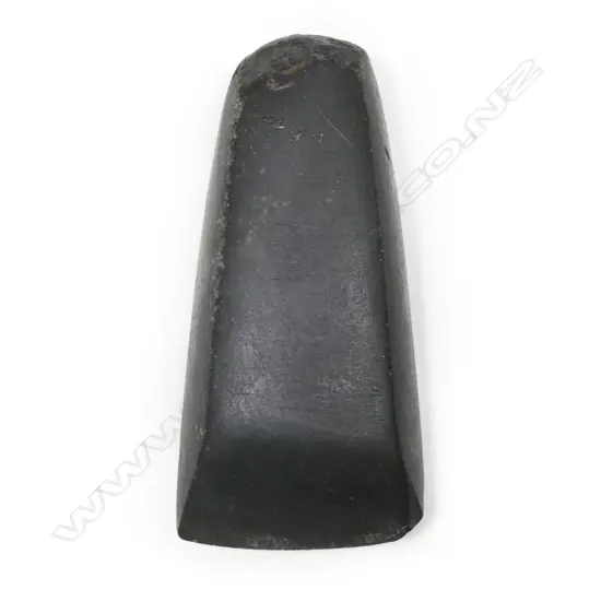 A Māori pre-European stone toki (adze),