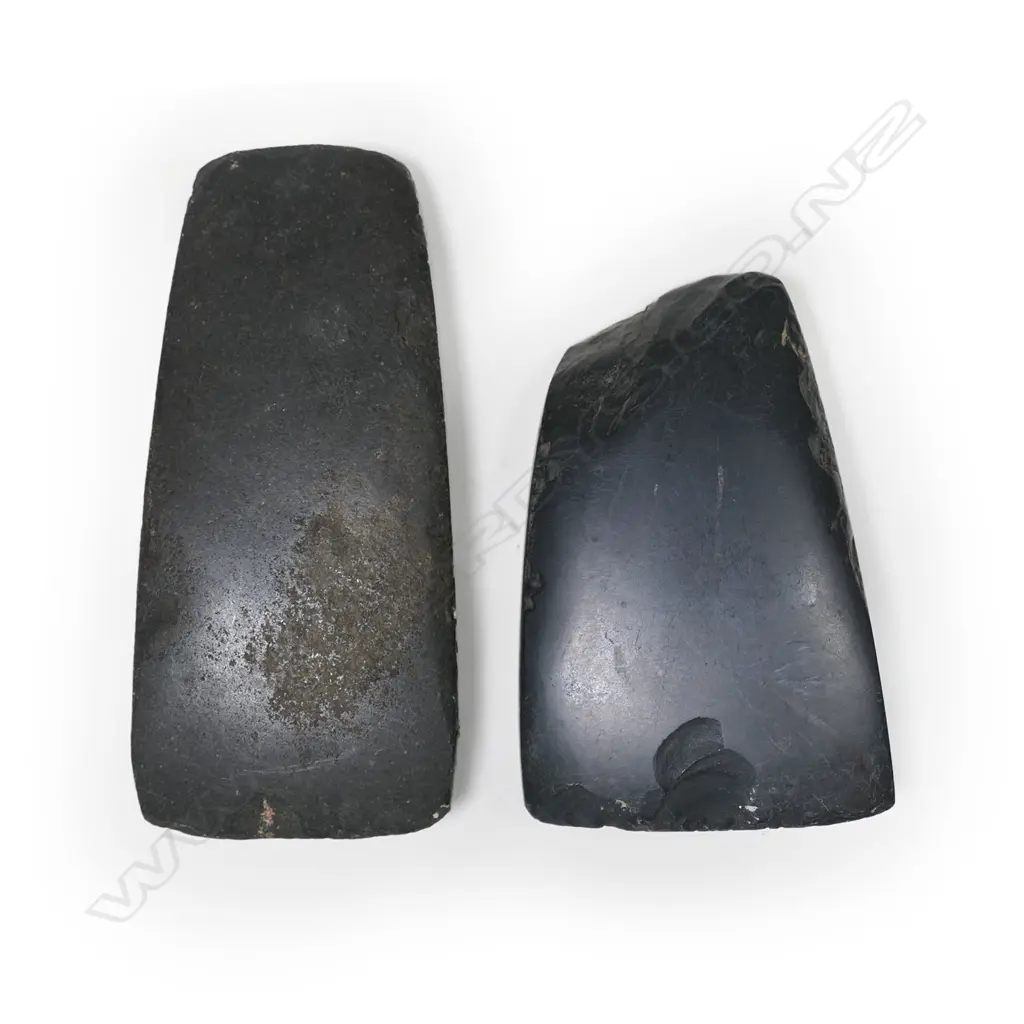Two Māori pre-European stone toki (adze), Image 1++