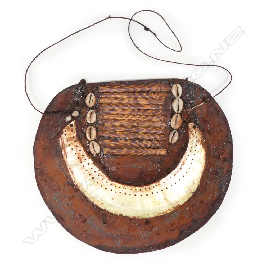 PNG Sepik kina shell breast plate, Image 1++