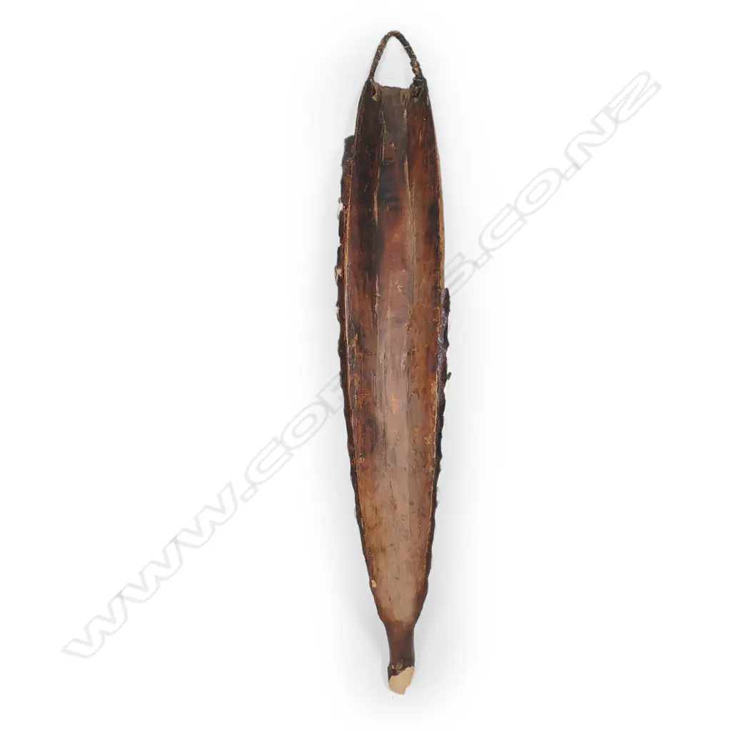 PNG old carved wood Mwei male ancestor mask, Image 1++