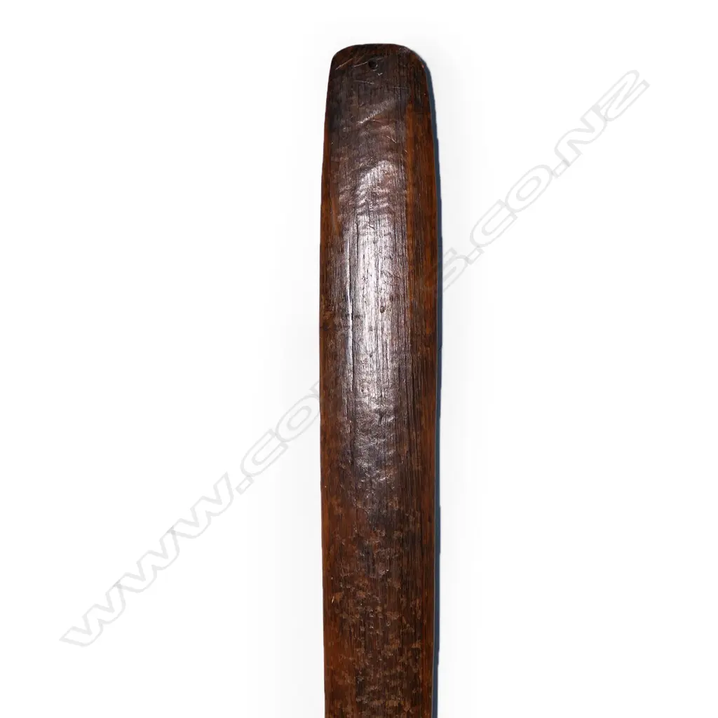 An early 20thC Māori carved taiaha by Henry Evan Lloyd, Image 1++