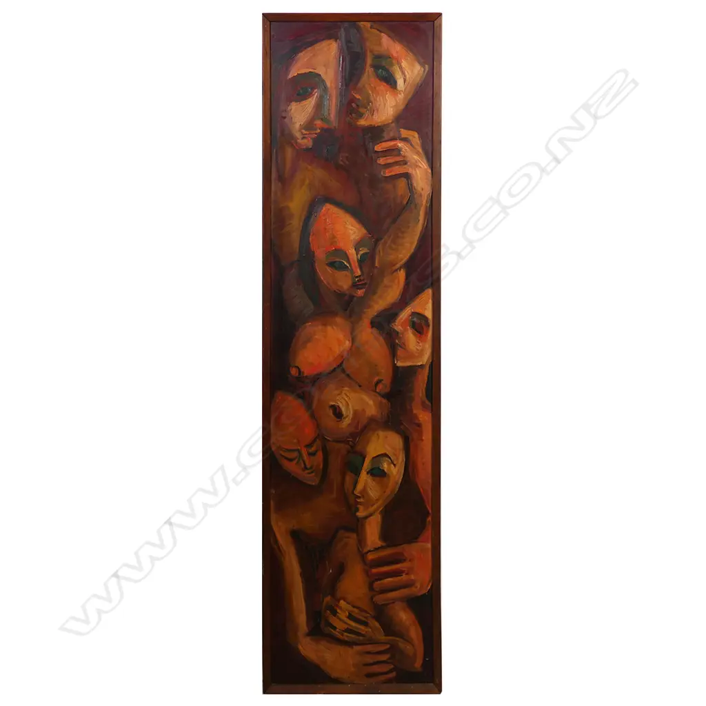 Artist unknown untitled Māori figural study, Image 1++