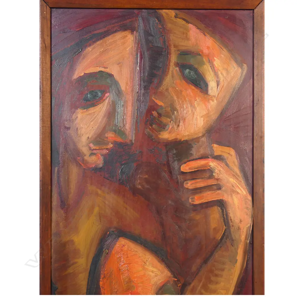 Artist unknown untitled Māori figural study, Image 1++
