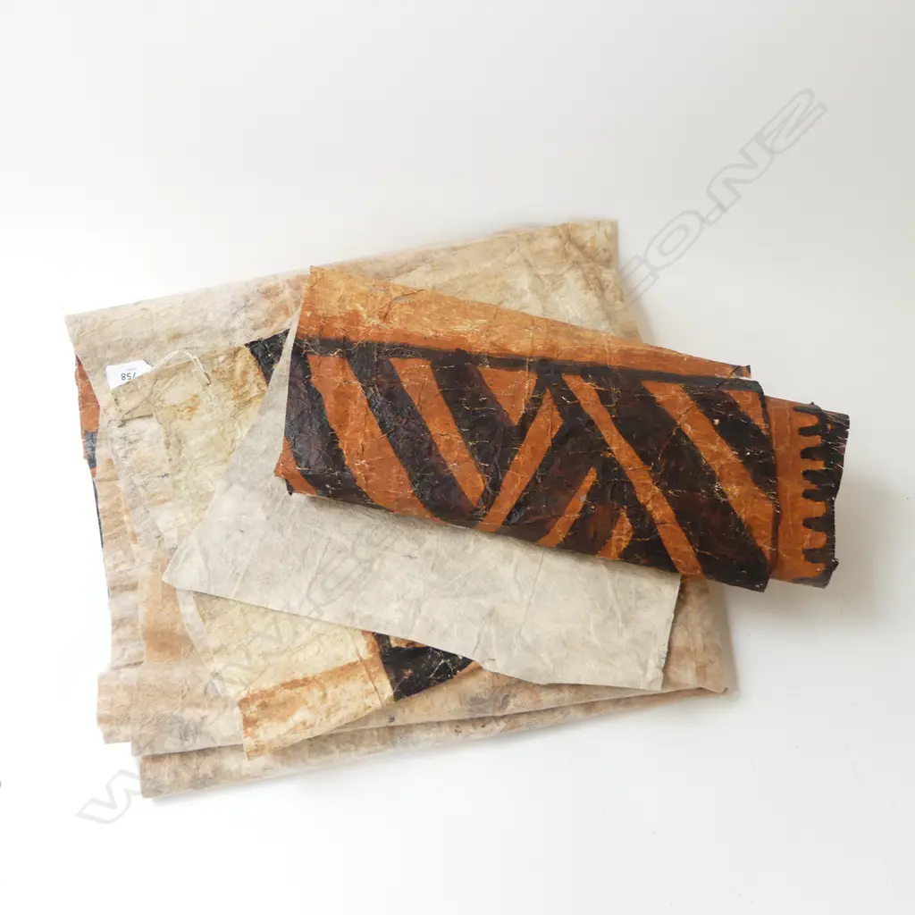 OLD TONGAN TAPA FRAGMENTS Image 1++