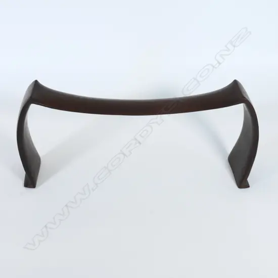 A 19thC  old Tongan casuarina kali hahapo headrest,