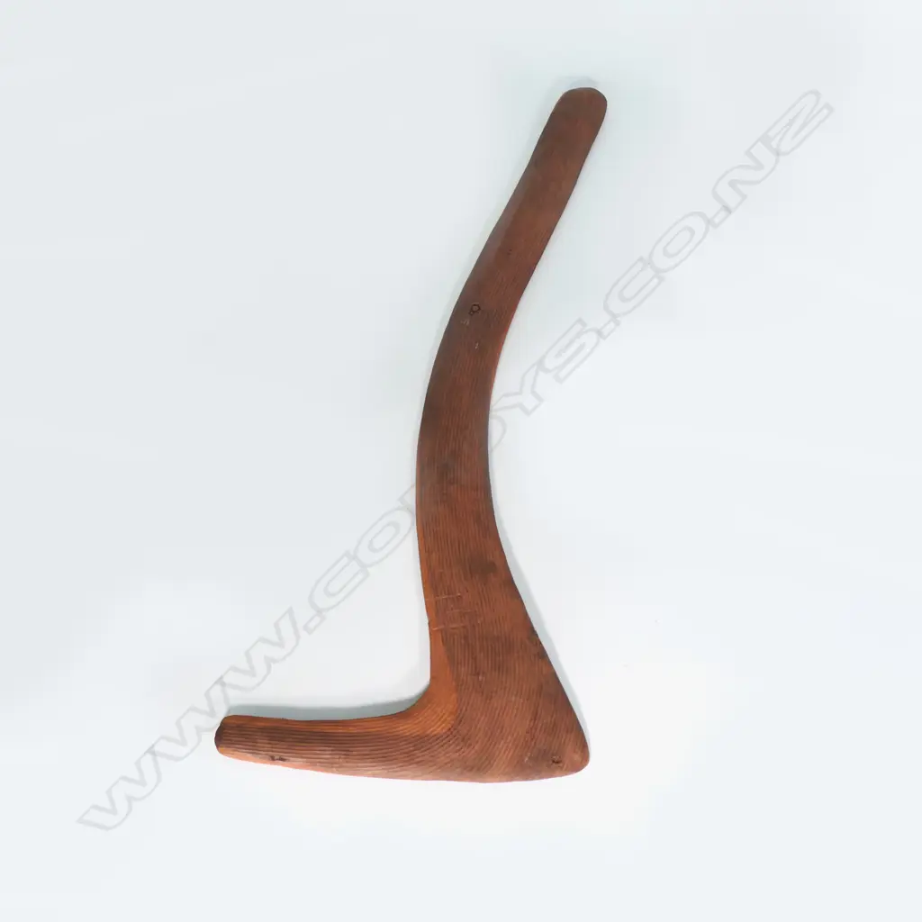 An old aboriginal hooked boomerang, Image 1++