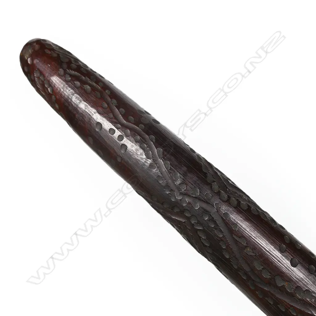 An old hardwood carved Aboriginal Nula Nula, Image 1++