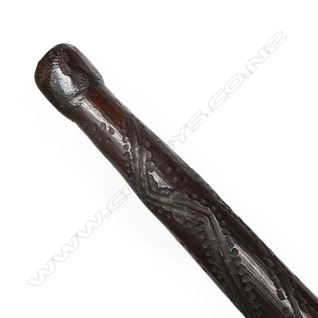 An old hardwood carved Aboriginal Nula Nula, Image 1++