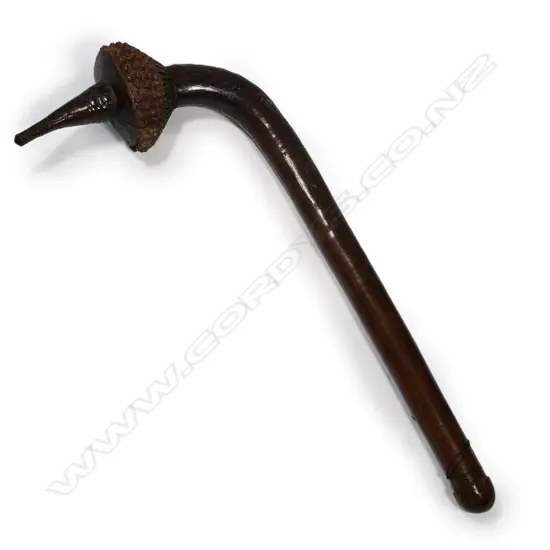 An old Fijian tokokia long club,