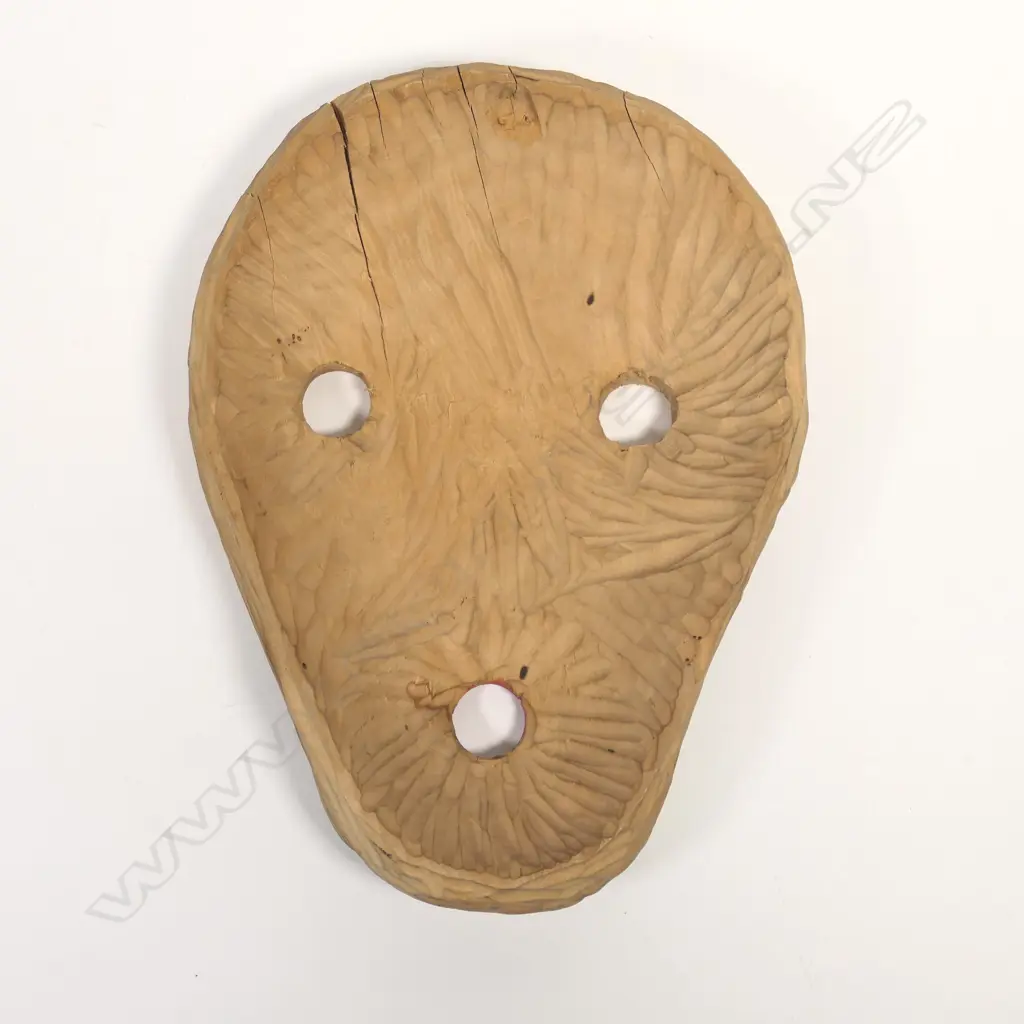 A hand-painted ethnic ghost mask Image 1++