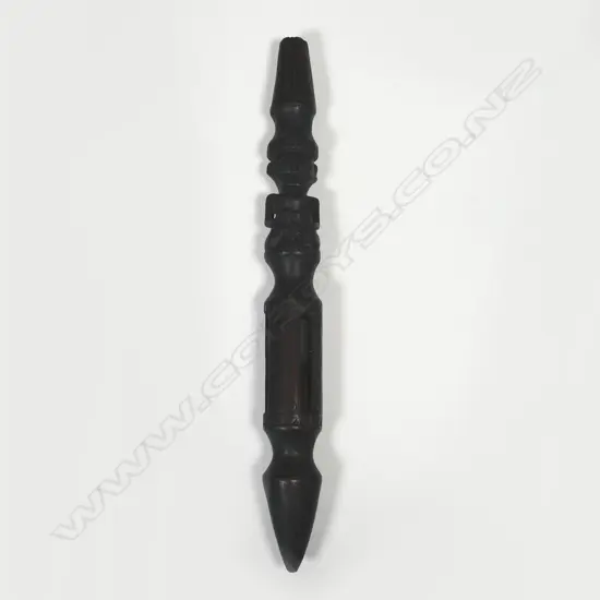 An Indonesian carved wood witch-doctor’s stick
