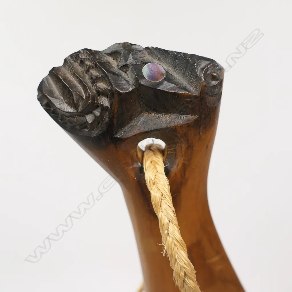 Tupara Tewhata (Northland) Māori carved wahaika, Image 1++