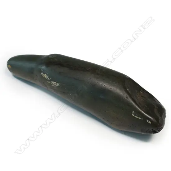 A large Māori pre-European stone toki (adze),