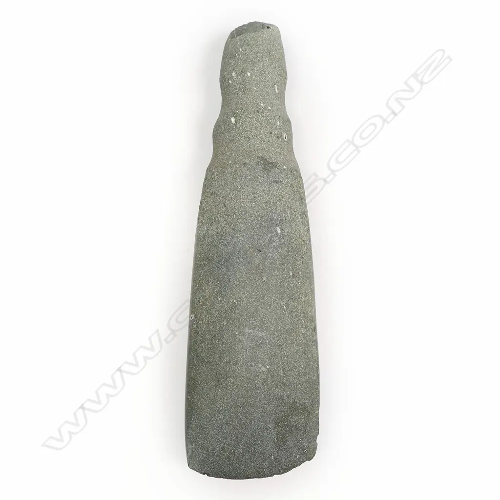 A pre-European Māori basalt toki (adze), Image 1++