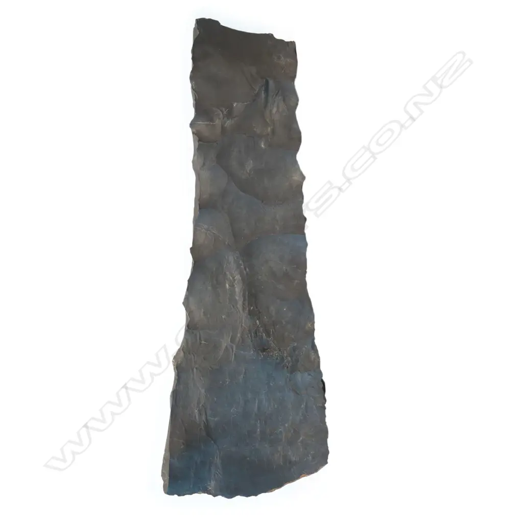 A rare pre-European Māori impressive Moa-Hunter-period large pre-form adze, Image 1++