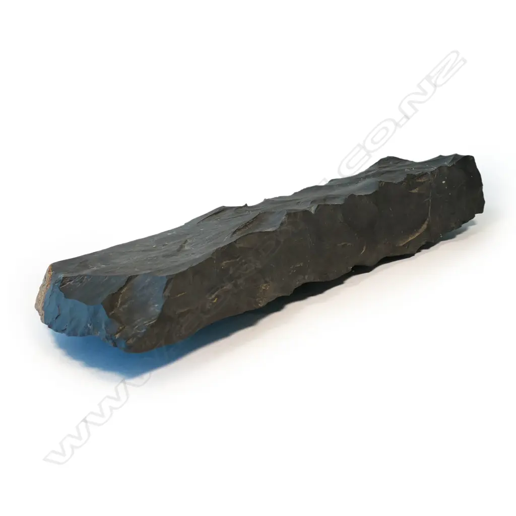 A rare pre-European Māori impressive Moa-Hunter-period large pre-form adze, Image 1++