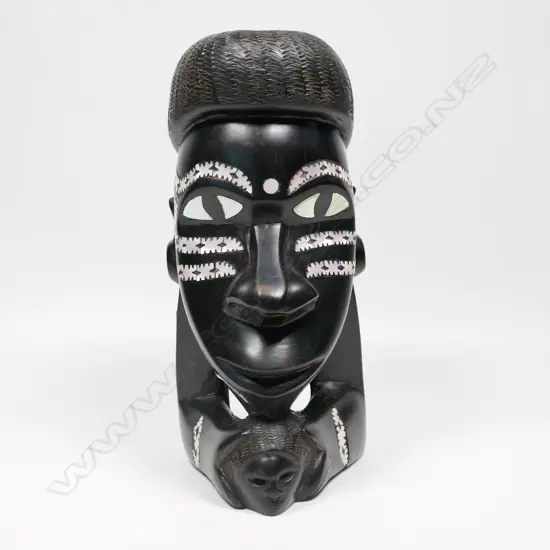 A Solomon Island Canoe Prow Figure,