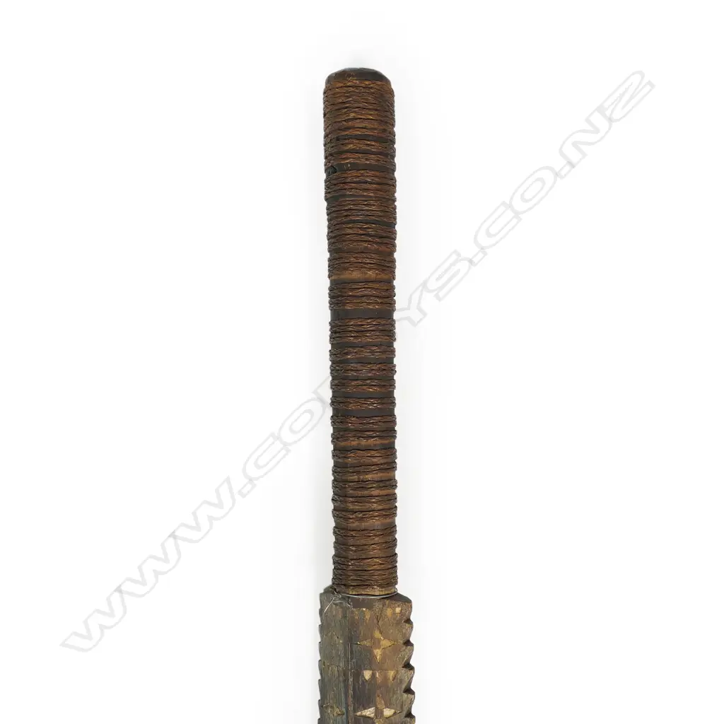 A Samoan serrated war club, Image 1++