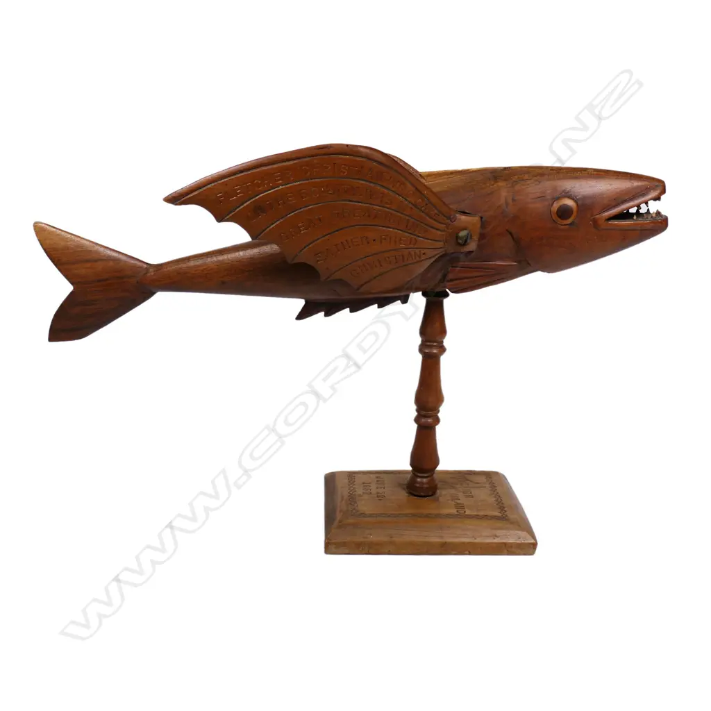A vintage Pitcairn Island flying fish, Image 1++