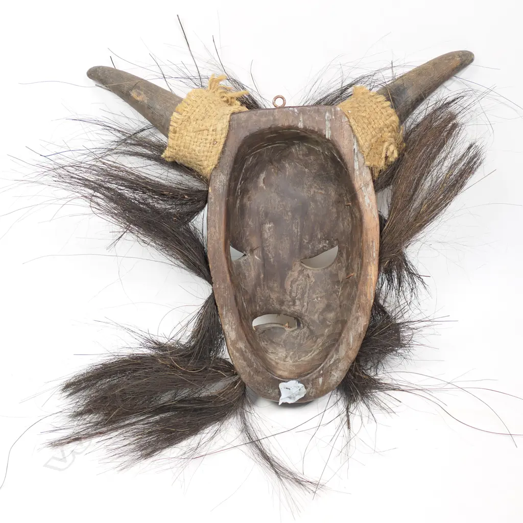 An Indonesian horned demon mask, Image 1++