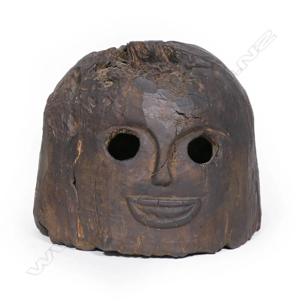 A vintage tribal PNG or Javanese mask, Image 1++
