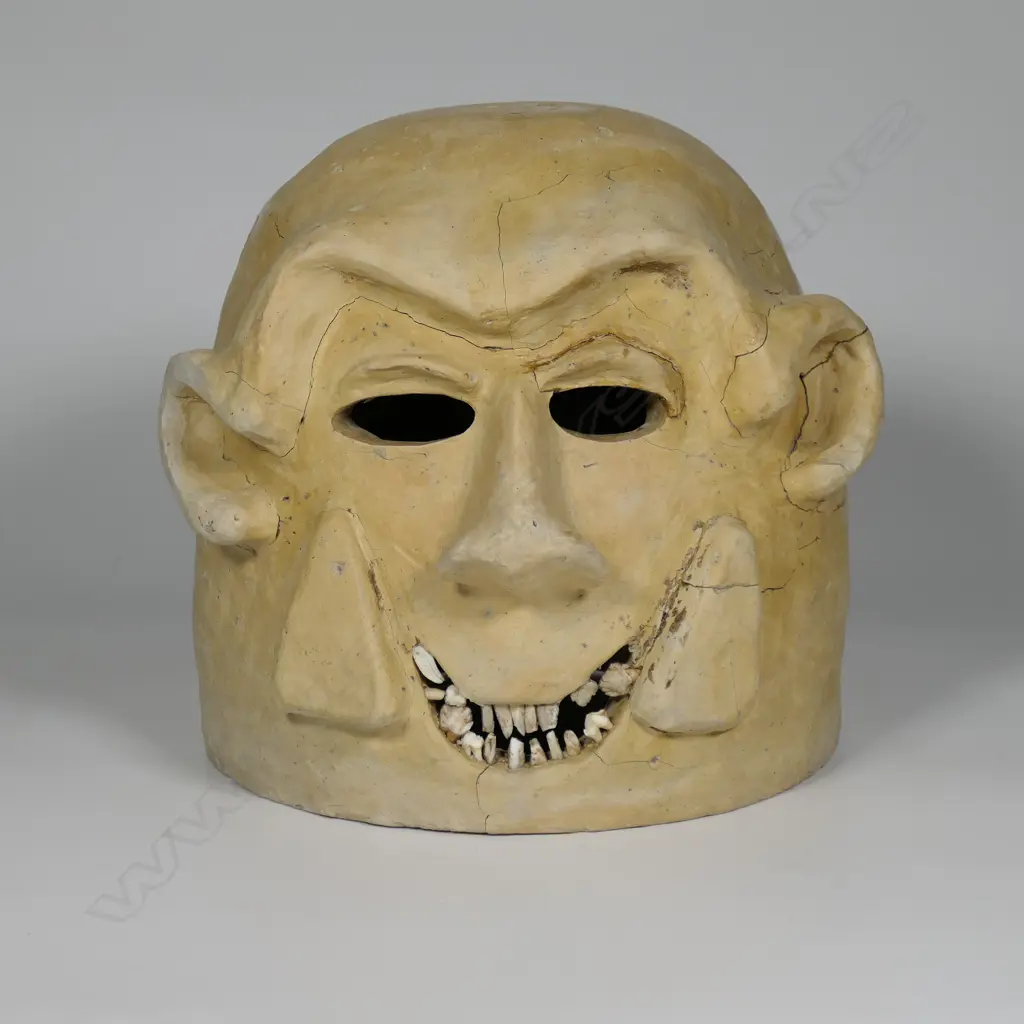 A PNG clay Mudman mask, Image 1++