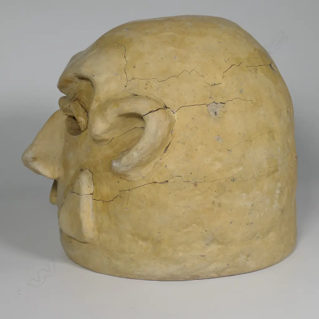 A PNG clay Mudman mask, Image 1++