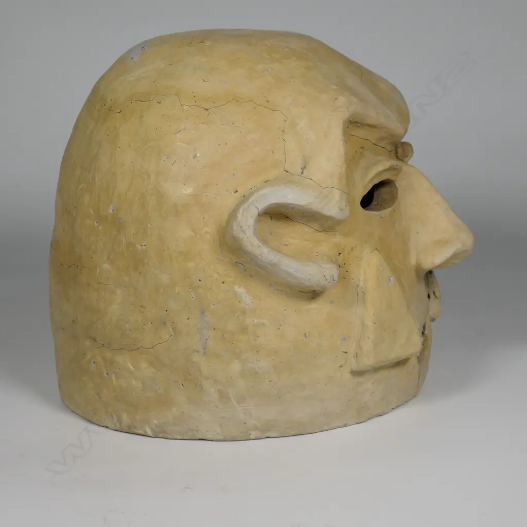 A PNG clay Mudman mask, Image 1++