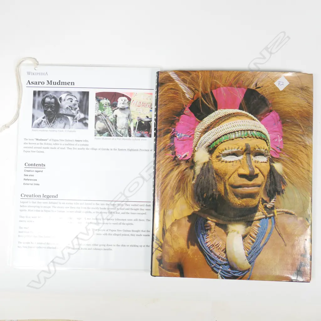 A PNG clay Mudman mask, Image 1++