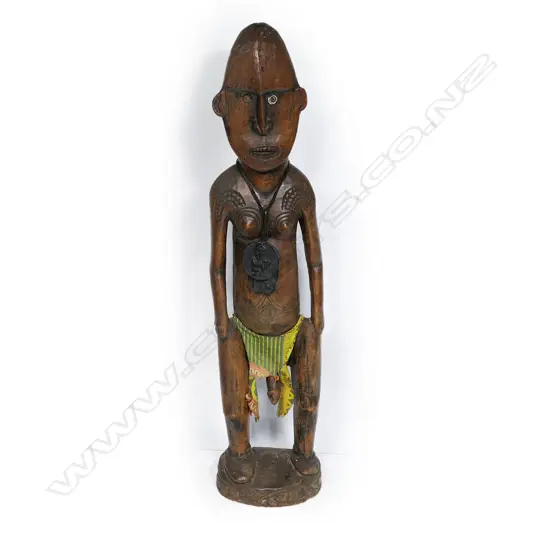 An early PNG Sepik River 'Ancestor' figure,