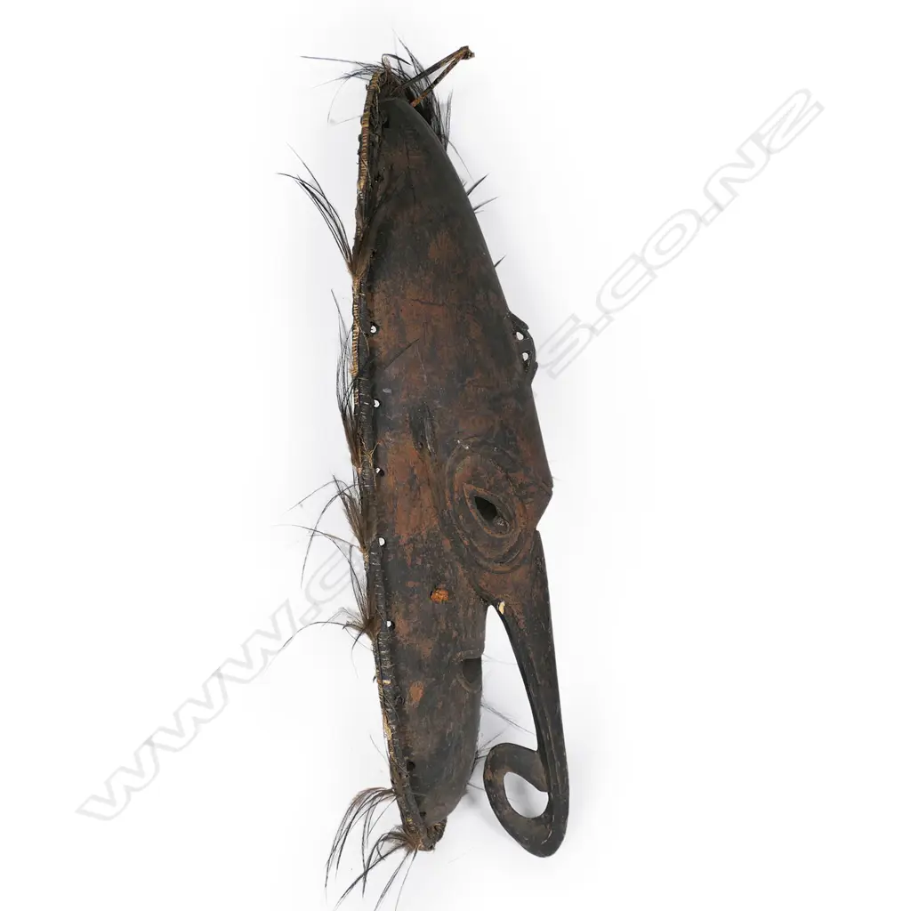 A PNG carved wood ancestral mask, Image 1++