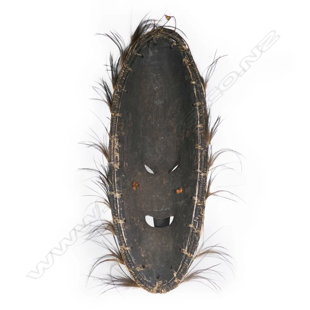 A PNG carved wood ancestral mask, Image 1++