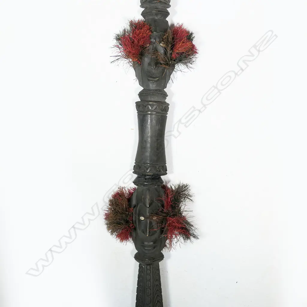 A PNG long carved spear, Image 1++