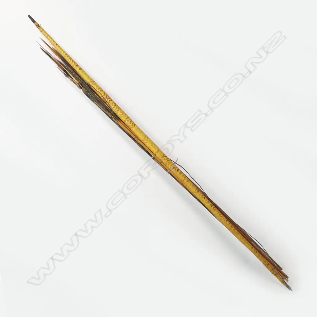 A PNG hunting bow and ten arrows, Image 1++